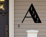 Custom Metal Address Sign - Last Name Letter Address Sign - Metal Address Sign - Outdoor Sign - Address Plaque - Housewarming Gift - Moving