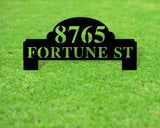Yard Address Sign, Address Sign for yard, Metal Address sign, Metal house numbers for yard, Front Yard Address Sign, Custom, Personalized