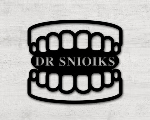 Dental Office Sign, Dentist Sign, Dentist Gift, Dental Office Wall Decor, Metal Sign, Orthodontist Office Sign, Dental Hygienist Gift Idea