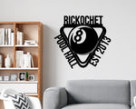 Billiards Metal Wall Art, Metal Wall Sign, Home Decor, Wall Decoration, Man Cave Decor, 8 Ball Pool Sign, Pool hall Sign, Personalized Pool