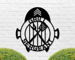 Grill Sergeant Sign, Sergeant Sign Gift, Drill Sergeant, Military Gift, Barbecue Sign, Metal BBQ Sign, Patio Grill Sign, Funny BBQ Gift, Dad