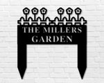 Custom Garden Metal Sign, Personalized Garden Yard Sign, Outdoor Garden Decor, Mother's Day Gift, Gift for Mom, Gift for Grandma, Yard Sign
