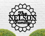 Personalized Family Name Sign, Metal Name Sign, Custom Metal Name Sign, Personalized Last Name Sign, Door Hanger, Wedding Gift, Best Seller