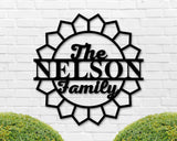 Personalized Family Name Sign, Metal Name Sign, Custom Metal Name Sign, Personalized Last Name Sign, Door Hanger, Wedding Gift, Best Seller