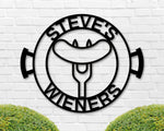Personalized Grill master Barbecue Sign, Metal BBQ Sign, Patio Grill Sign, Personalized Name BBQ Sign, Bar and Grill Sign, Famous Grill Sign