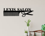 Hair Salon Metal Sign, Custom Salon Sign, Personalized Hair Stylist Sign, Hair Stylist Gift, Salon Decor, Barber Metal Sign, Cosmetologist