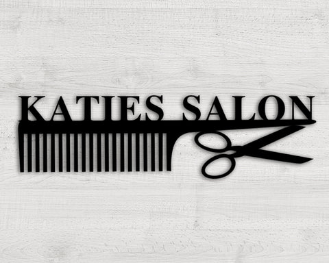 Hair Studio Sign, Custom Hair Salon Sign, Barber Shop Sign, Personalized Salon Sign, Salon Decor, Hair Stylist Gift, Cosmetologist Gift,
