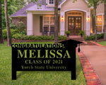 Graduation Yard Sign, Class of 2021 Metal Sign, College Graduation Sign, Lawn Signs Graduation, High School Graduation Sign, Congratulations