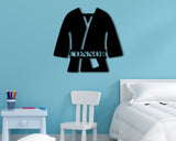 Martial Arts Metal Sign, Custom Karate Sign, Personalized Karate Monogram, Brazilian Jiu-Jitsu Gi Sign, Boys Room Decor, Dojo Decor, Kids