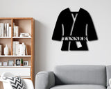 Martial Arts Metal Sign, Custom Karate Sign, Personalized Karate Monogram, Brazilian Jiu-Jitsu Gi Sign, Boys Room Decor, Dojo Decor, Kids