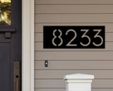 Apartment Number Sign, Custom Metal Address Sign, Hotel Room Sign, Personalized House Numbers, Modern Address Plaque, Front Porch Decor