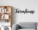 Farmhouse sign, Farmhouse metal Sign, Farmhouse entry Sign, Metal sign, Farmhouse word sign, Farmhouse Decor, Large Farmhouse Sign, Rustic