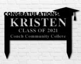 Graduation Yard Sign, Class of 2021 Metal Sign, College Graduation Sign, Lawn Signs Graduation, High School Graduation Sign, Congratulations