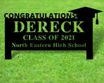 Graduation Yard Sign, Class of 2021 Metal Sign, College Graduation Sign, Lawn Signs Graduation, High School Graduation Sign, Congratulations