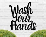 Wash your hands sign, Bathroom Sign, Bathroom Decor, Metal Sign, Farmhouse Decor, Funny Bathroom Sign, Top Bathroom Sign, Sink Sign, Gift