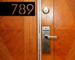 Apartment Number Sign, Custom Metal Address Sign, Hotel Room Sign, Personalized House Numbers, Modern Address Plaque, Front Porch Decor