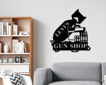 Armory Sign, Gun Room Sign, Gun Shop Sign, Shooting Range Sign, Personalized Gun Name Sign, Nuke Sign, Bomb, 2nd Amendment Sign, Metal Sign