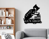 Armory Sign, Gun Room Sign, Gun Shop Sign, Shooting Range Sign, Personalized Gun Name Sign, Nuke Sign, Bomb, 2nd Amendment Sign, Metal Sign
