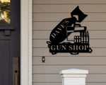 Armory Sign, Gun Room Sign, Gun Shop Sign, Shooting Range Sign, Personalized Gun Name Sign, Nuke Sign, Bomb, 2nd Amendment Sign, Metal Sign