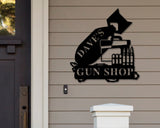 Armory Sign, Gun Room Sign, Gun Shop Sign, Shooting Range Sign, Personalized Gun Name Sign, Nuke Sign, Bomb, 2nd Amendment Sign, Metal Sign