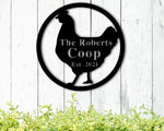Chicken Coop Metal Sign, Custom Chicken Farm Sign, Personalized Hen House Sign, Chicken Metal Wall Art, Chicken Farmer Gift, Farmhouse Decor