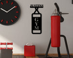 Custom Boxing Sign, Personalized MMA Sign, Boxing Gym Metal Sign, MMA Gym Sign, Gift for Boxer, Martial Arts Decor, Kickboxing, Karate Dojo
