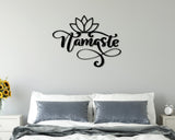 Namaste Sign, Metal Namaste Sign, Yoga Studio Decor, Namaste Wall Art, Namaste Decor, Personalized Yoga Sign, Word Wall Art, Meditation Gift