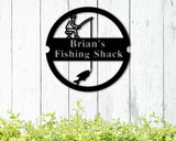 Fishing Metal Sign, Custom Fishing Decor, Personalized Father's Day Gift, Bass Fishing Gift, Gift for Dad, Fisherman Gift, Fishing Supply