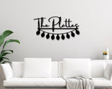 Christmas Name Sign, Christmas Decor, Metal Christmas Sign, Last name sign, Family name sign, Holiday Decor, Metal Name sign, Established