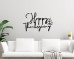 Happy Thanksgiving Sign, Fall Decor, Metal Sign, Thanksgiving Personalized Sign, Family Sign, Autumn Metal Sign, Custom Thanksgiving Decor