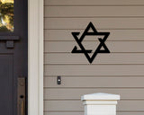 Star of David Sign, Star of David Wall art, Jewish Sign, Jewish Decor, Star Wall Sign, Hanukkah Decorations, Metal sign