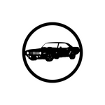 1969 chevy camaro/custom car sign/RED