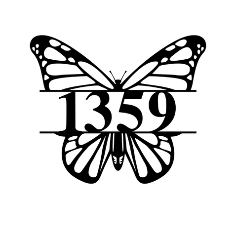 1359/butterfly sign/BLACK