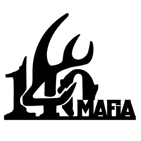 140 mafia/custom sign/BLACK