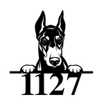 1127/dobermann sign/BLACK