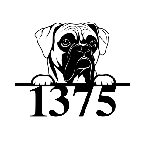 1375/boxer sign/BLACK