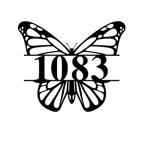 1083/butterfly sign/BLACK