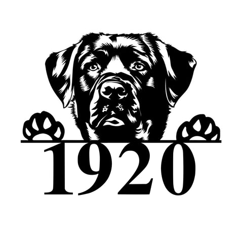 1920/black lab sign/BLACK