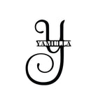 yamulla/monogram sign/BLACK