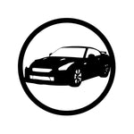 2009 nissan gt-r/car sign/BLACK