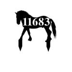 11683/horse yard sign/BLACK