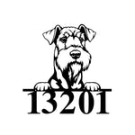 13201/airedale terrier sign/BLACK