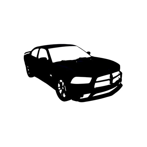2013 dodge charger/custom sign/BLACK