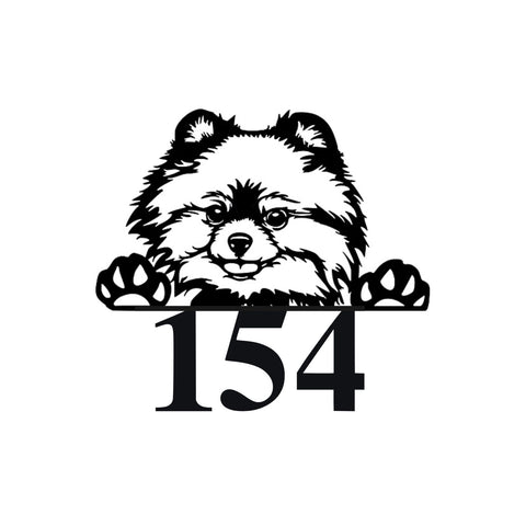 154/pomeranian sign/BLACK