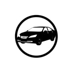 2008 lexus es350/car sign/BLACK