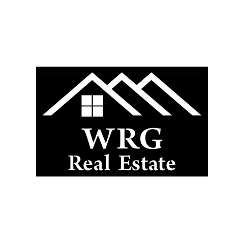 wrg real estate/custom sign/BLACK